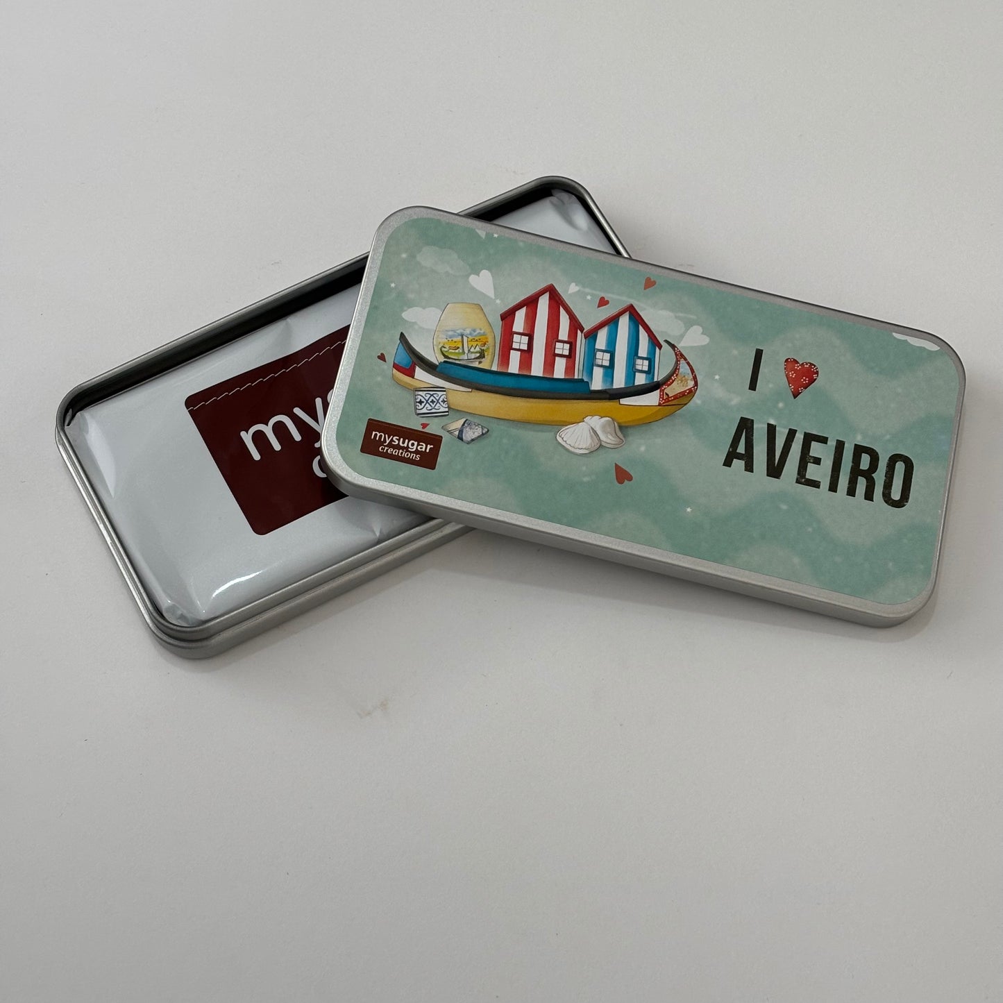 Lata de tablete - I ❤️ Aveiro