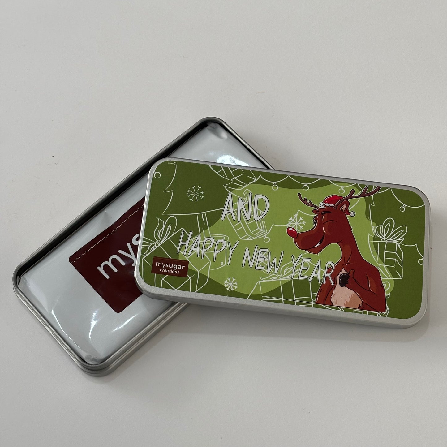 Chocolate Bar Tin - AND HAPPY NEW YEAR