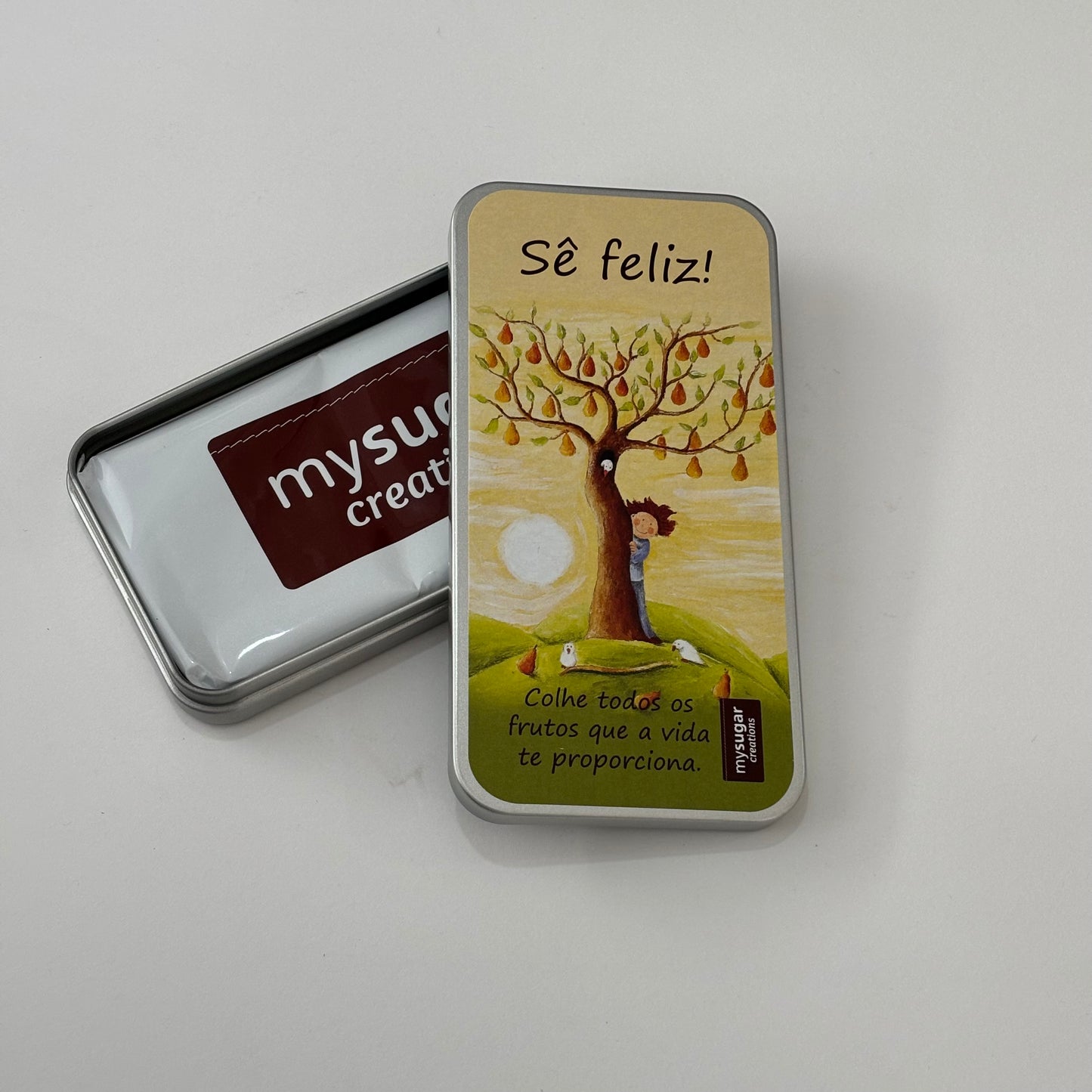 Chocolate Bar Tin - Be Happy!