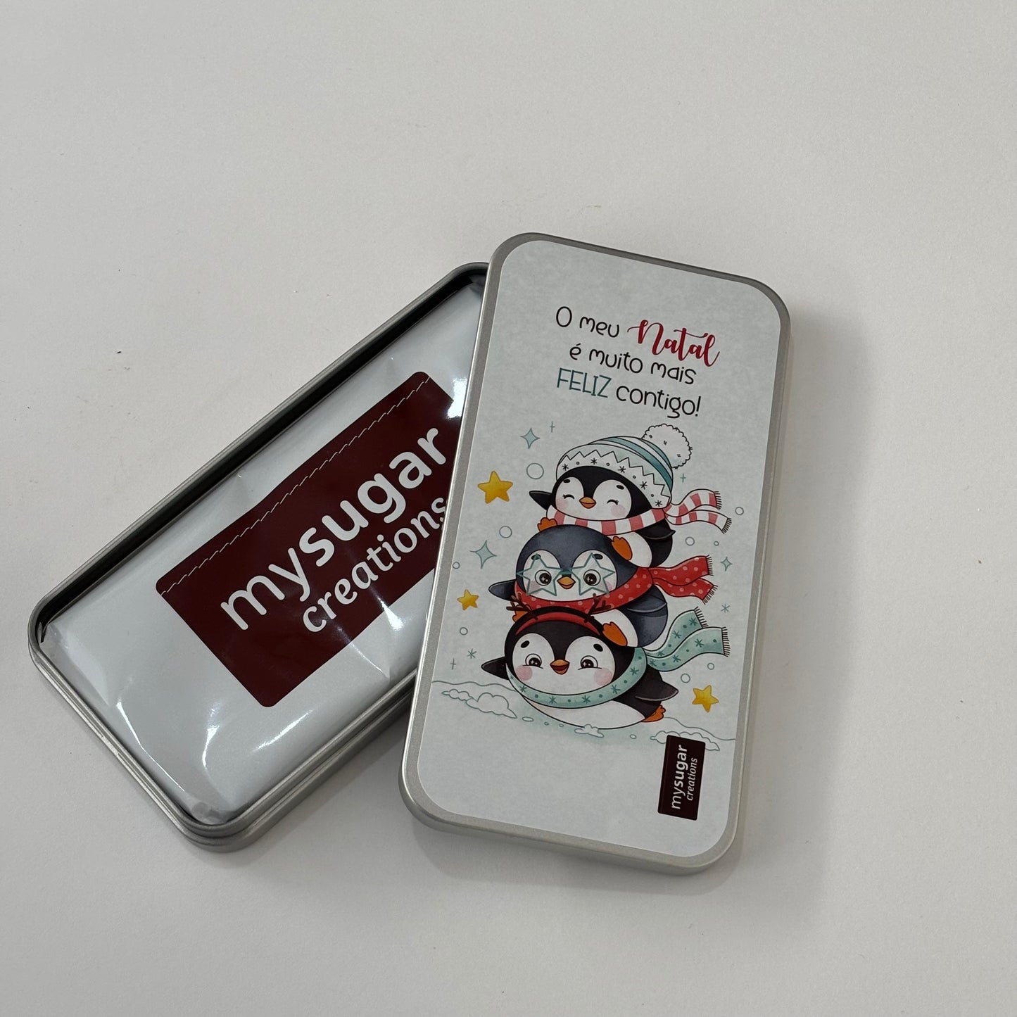 Chocolate Bar Tin - My Christmas Is So Much Happier with You!