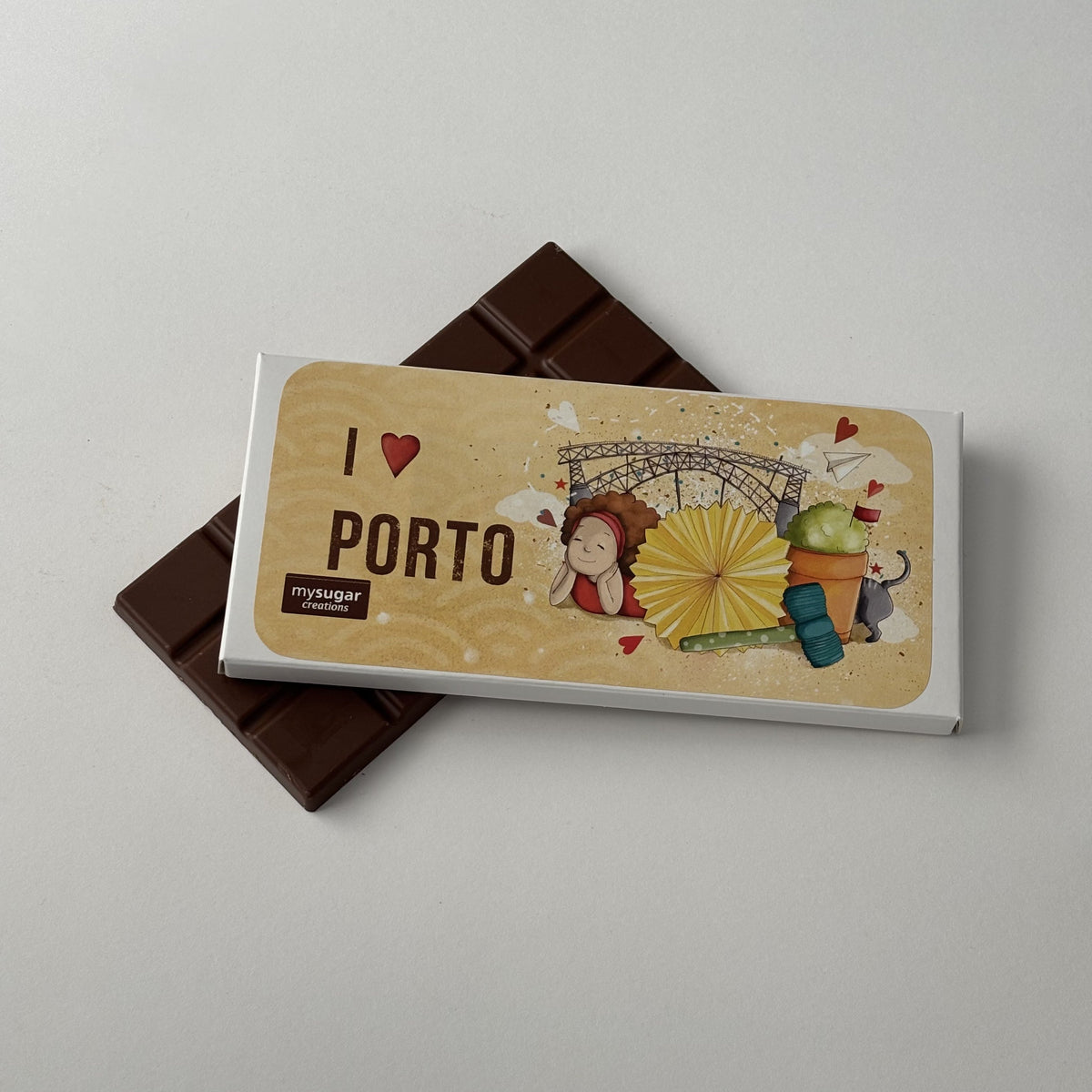 Chocolate Bar Box - I ❤️ Porto