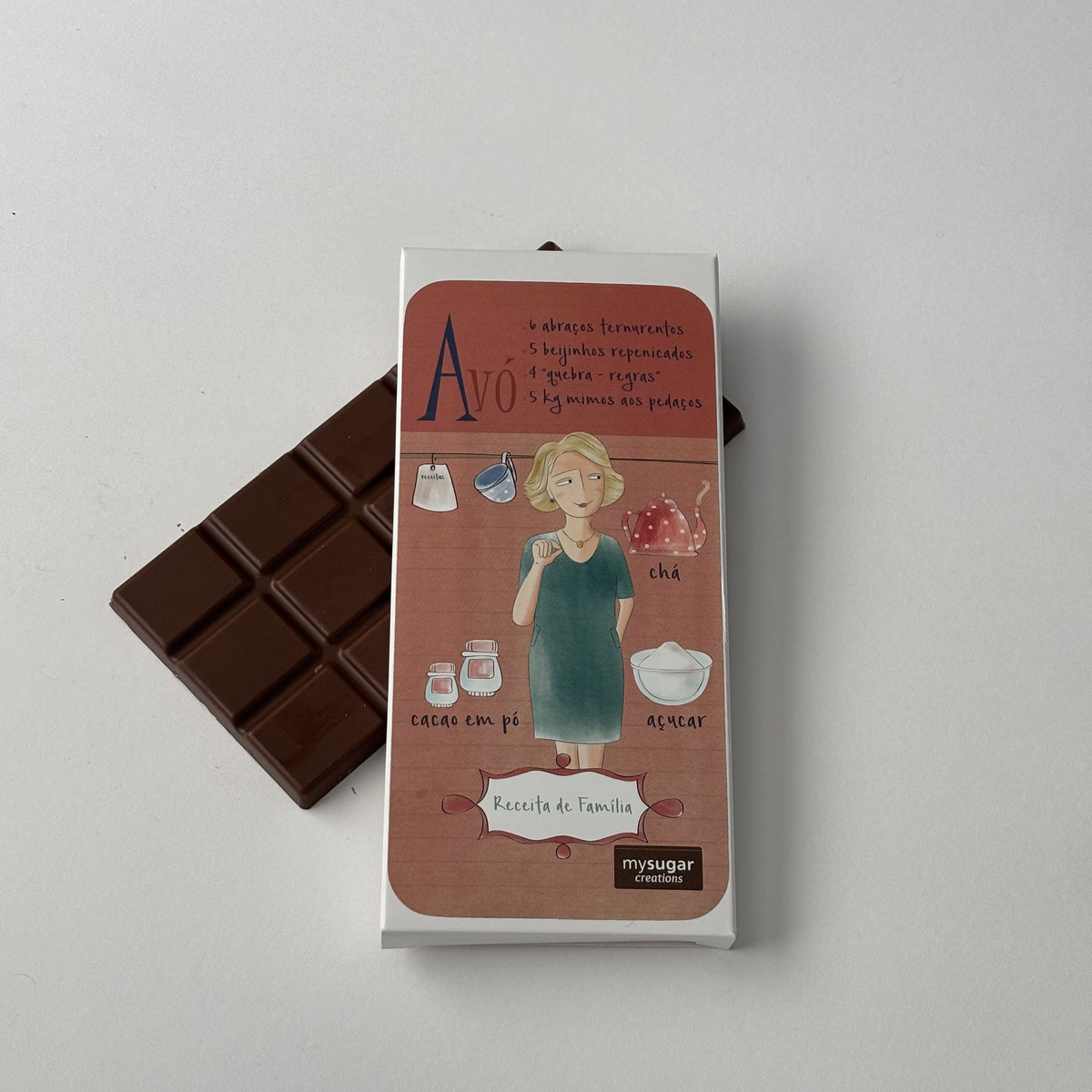 Caixa de tablete - Receita Avó