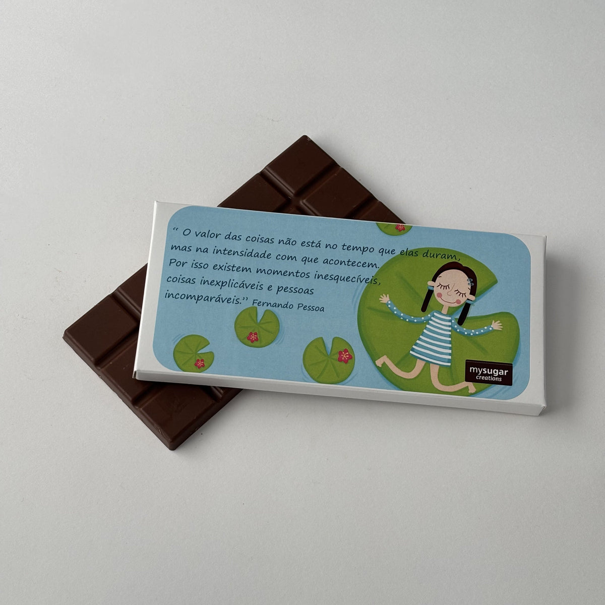Chocolate Bar Box - Water Lily