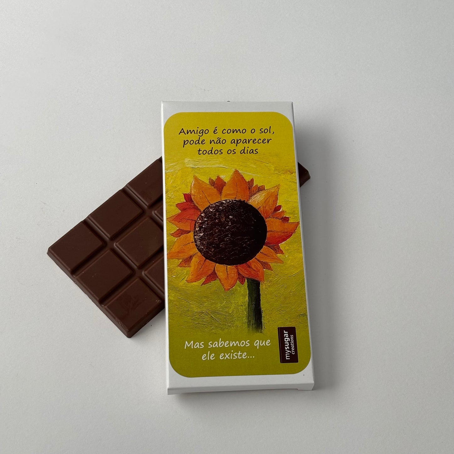 Chocolate Bar Box - A friend is like the sun