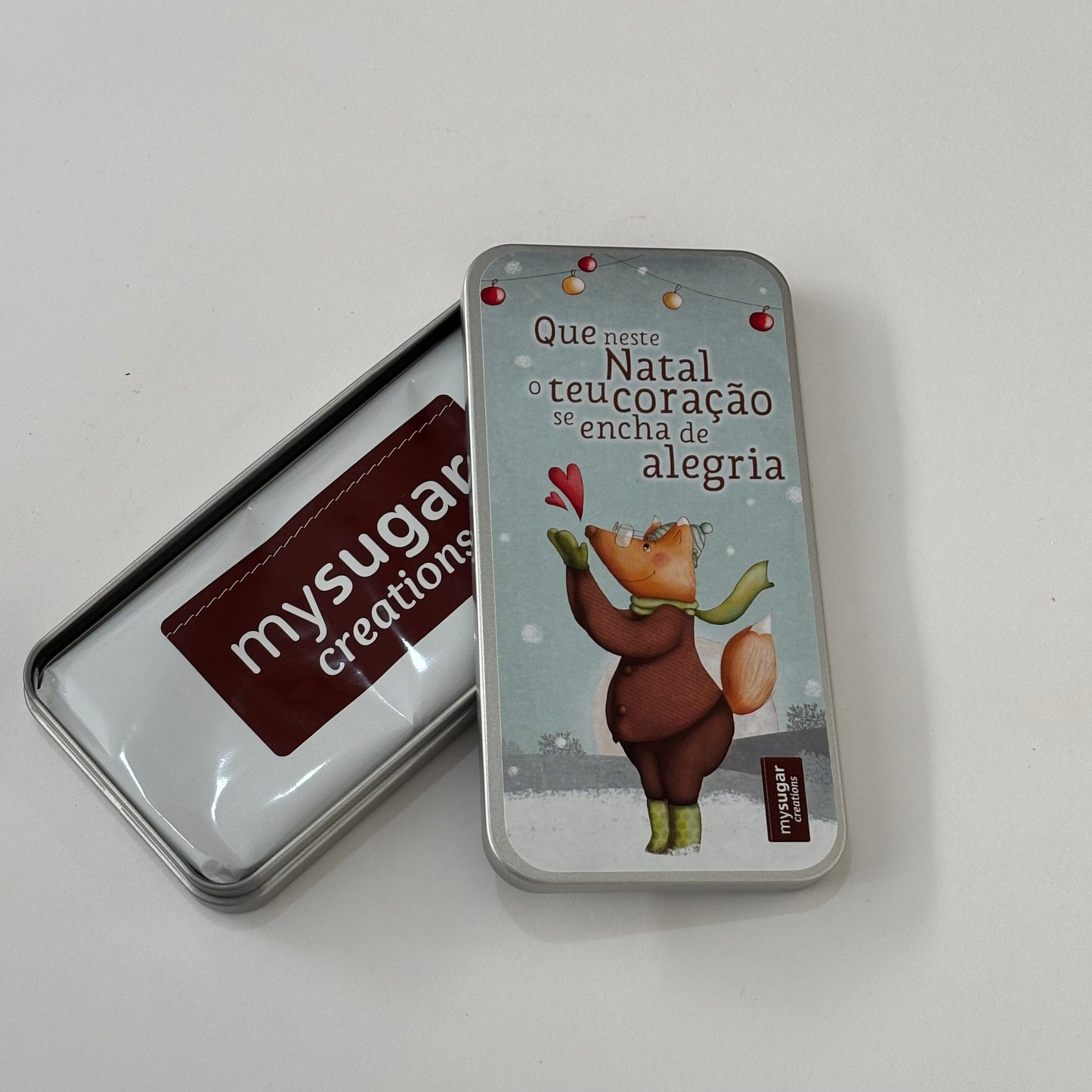 Chocolate Bar Tin - May This Christmas Fill Your Heart with Joy
