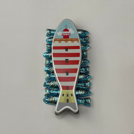 Lata em forma de sardinha - Farol