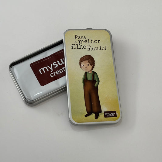 Chocolate Bar Tin - For the Best Son in the World