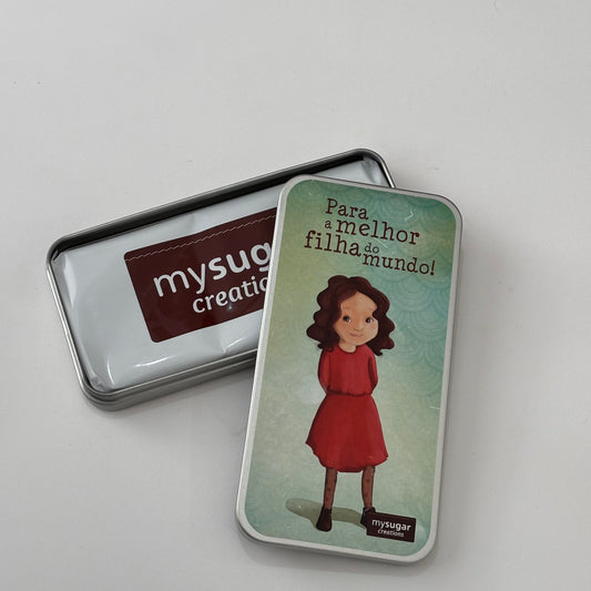 Chocolate Bar Tin - For the Best Daughter in the World