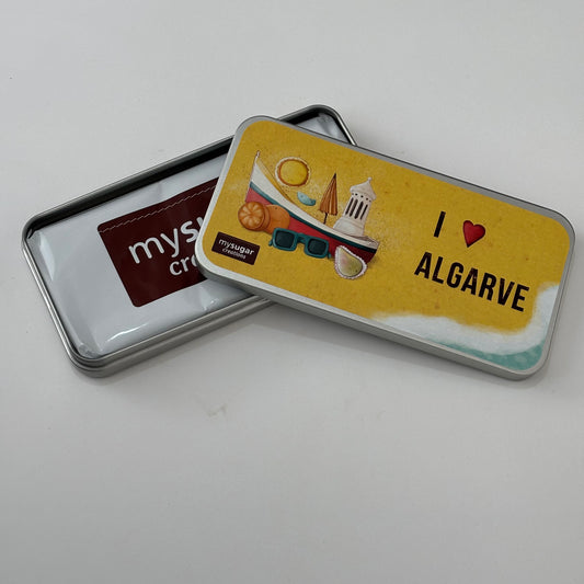 Chocolate Bar Tin - I ❤️ Algarve