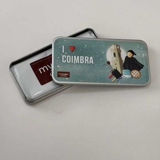 Chocolate Bar Tin - I ❤️ Coimbra