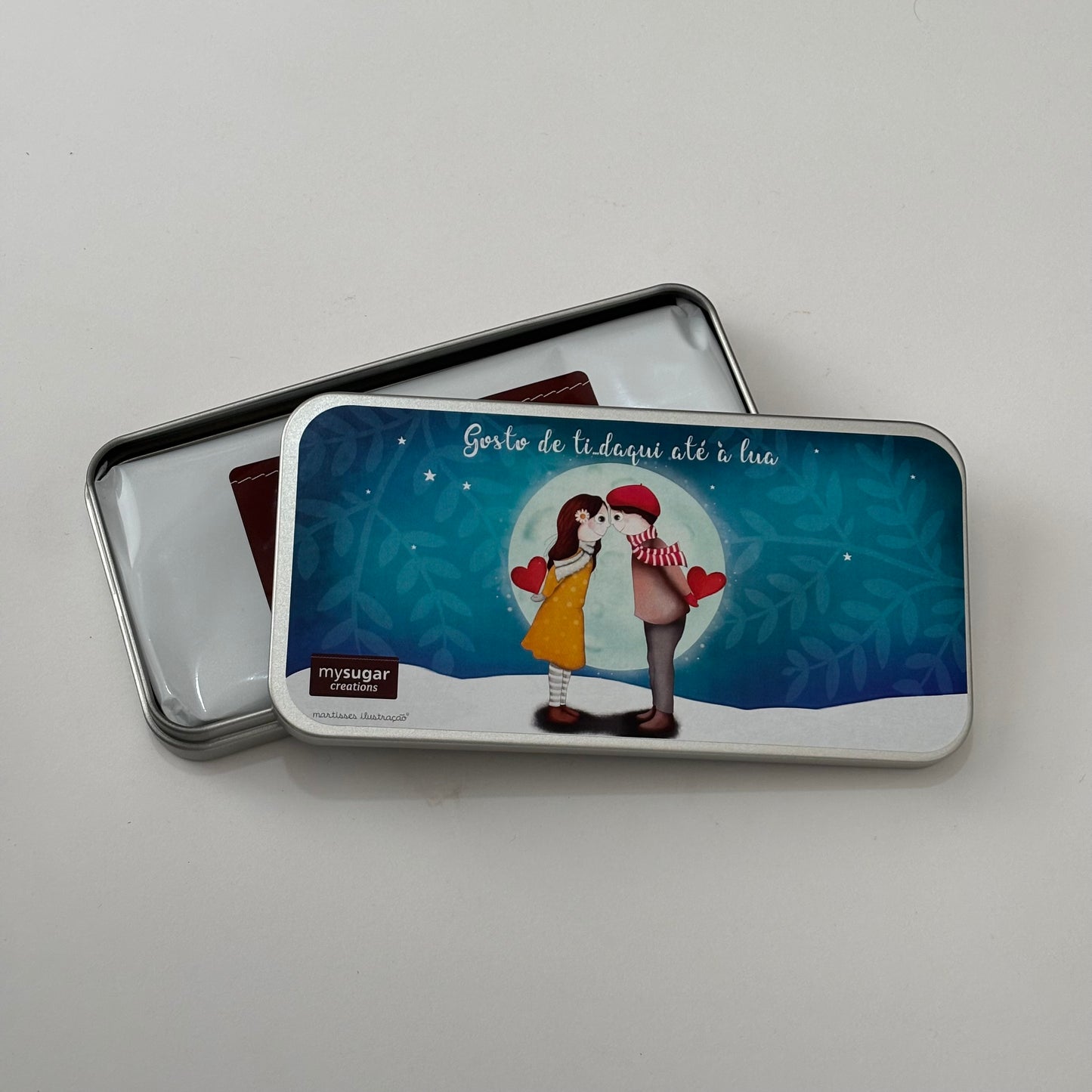 Chocolate Bar Tin - I Like You All the Way to the Moon