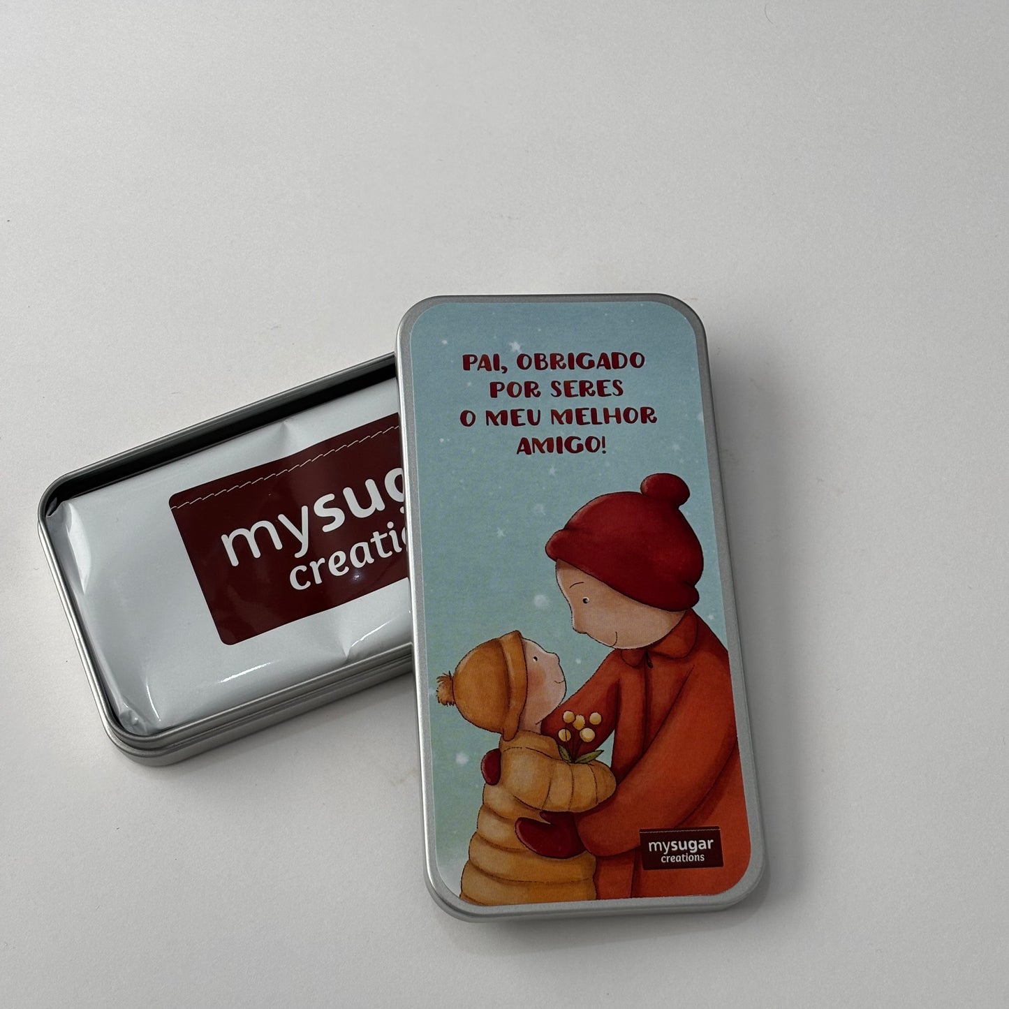 Lata de tablete - Pai, obrigado por seres o meu melhor amigo