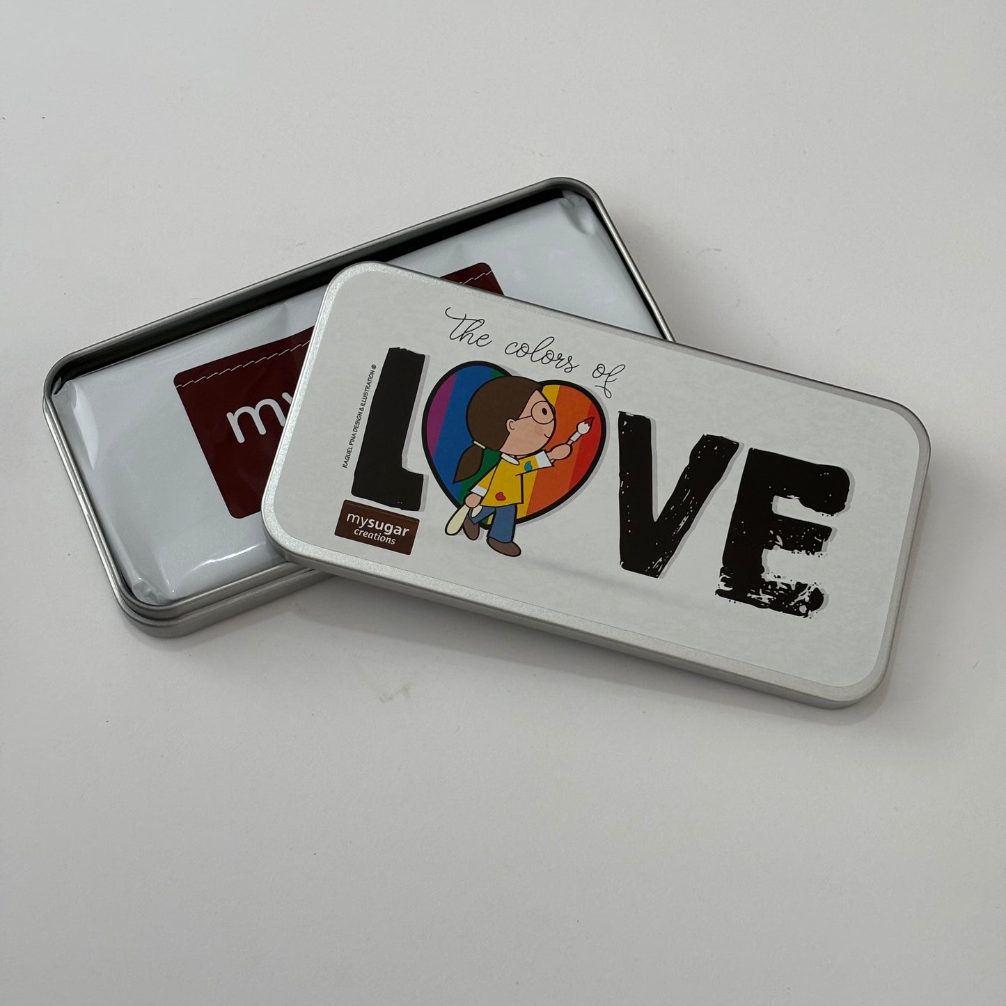 Lata de tablete - The colors of love