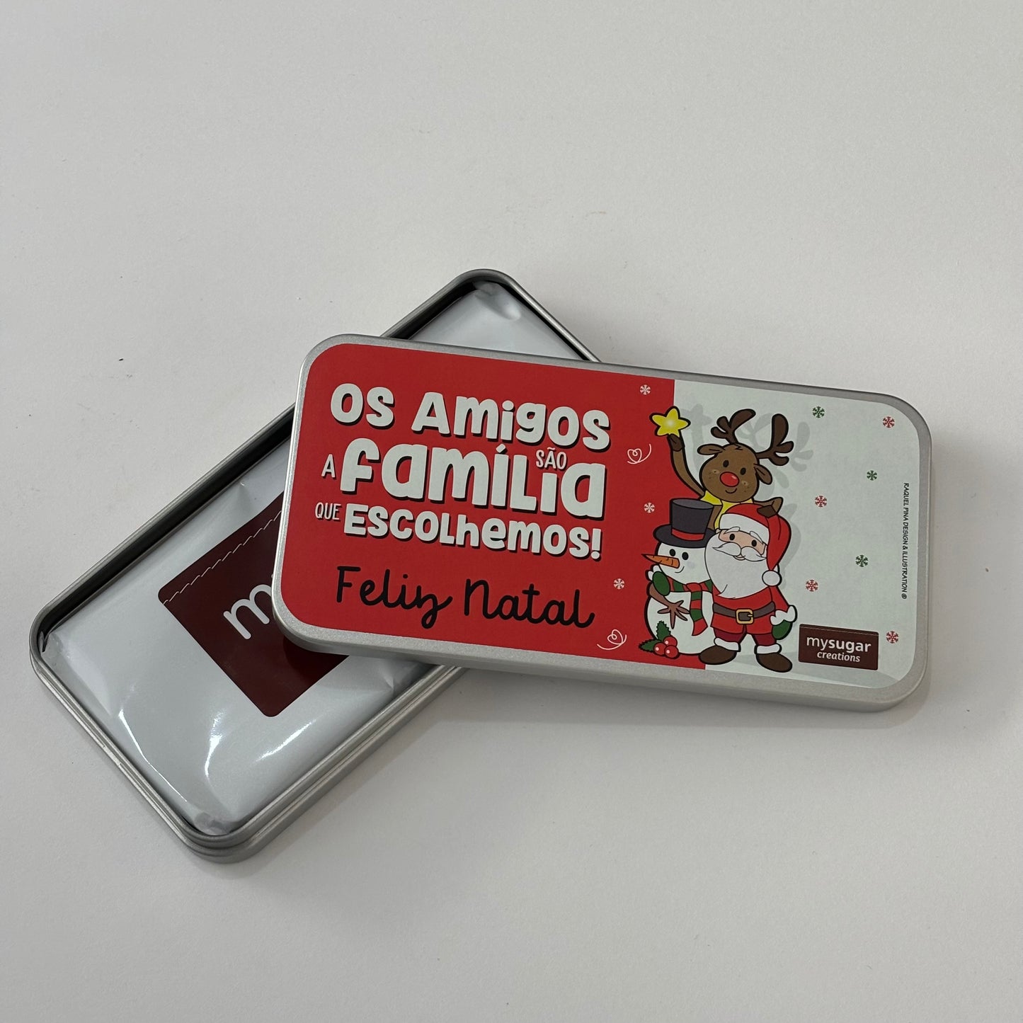 Lata de tablete - Os Amigos são a Família que escolhemos