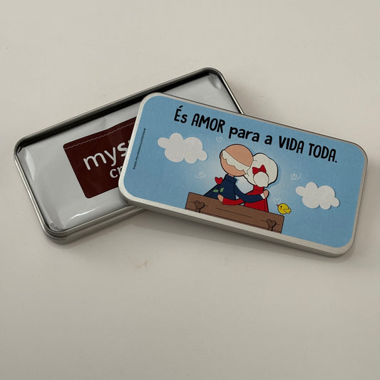 Lata de tablete - És amor para a vida toda