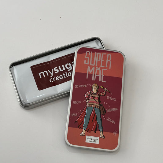 Lata de tablete - Super Mãe
