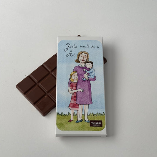 Chocolate Bar Box - I Love You So Much, Grandma