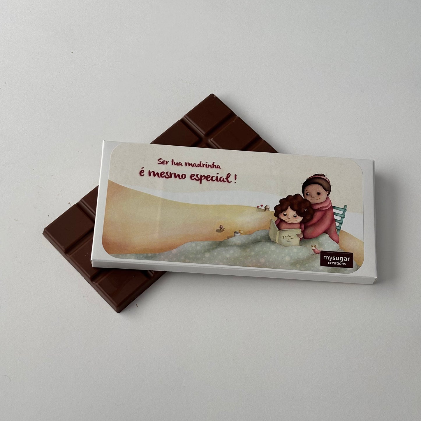 Caixa de tablete - Ser tua Madrinha é mesmo especial