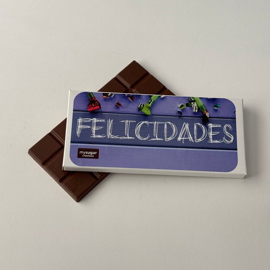 Caixa de tablete - Felicidades