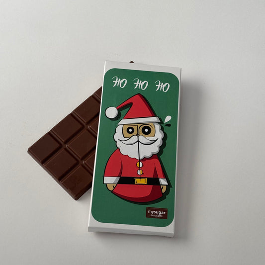 Caixa de tablete - Feliz Natal (HO HO HO Pai Natal)