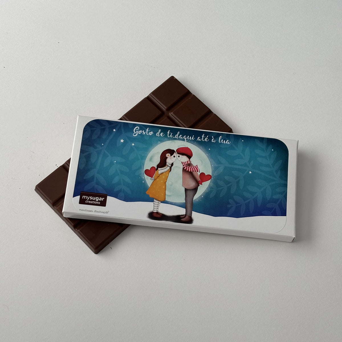 Chocolate Bar Box - I Like You All the Way to the Moon