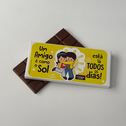 Chocolate Bar Box - A Friend is Like the Sun