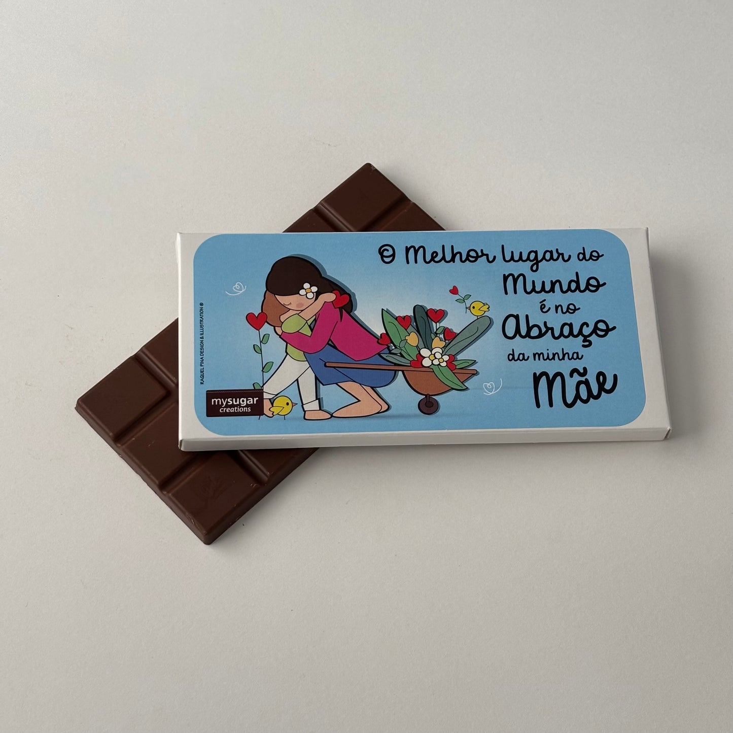 Chocolate Bar Box - The Best Place in the World is in My Mom's Hug