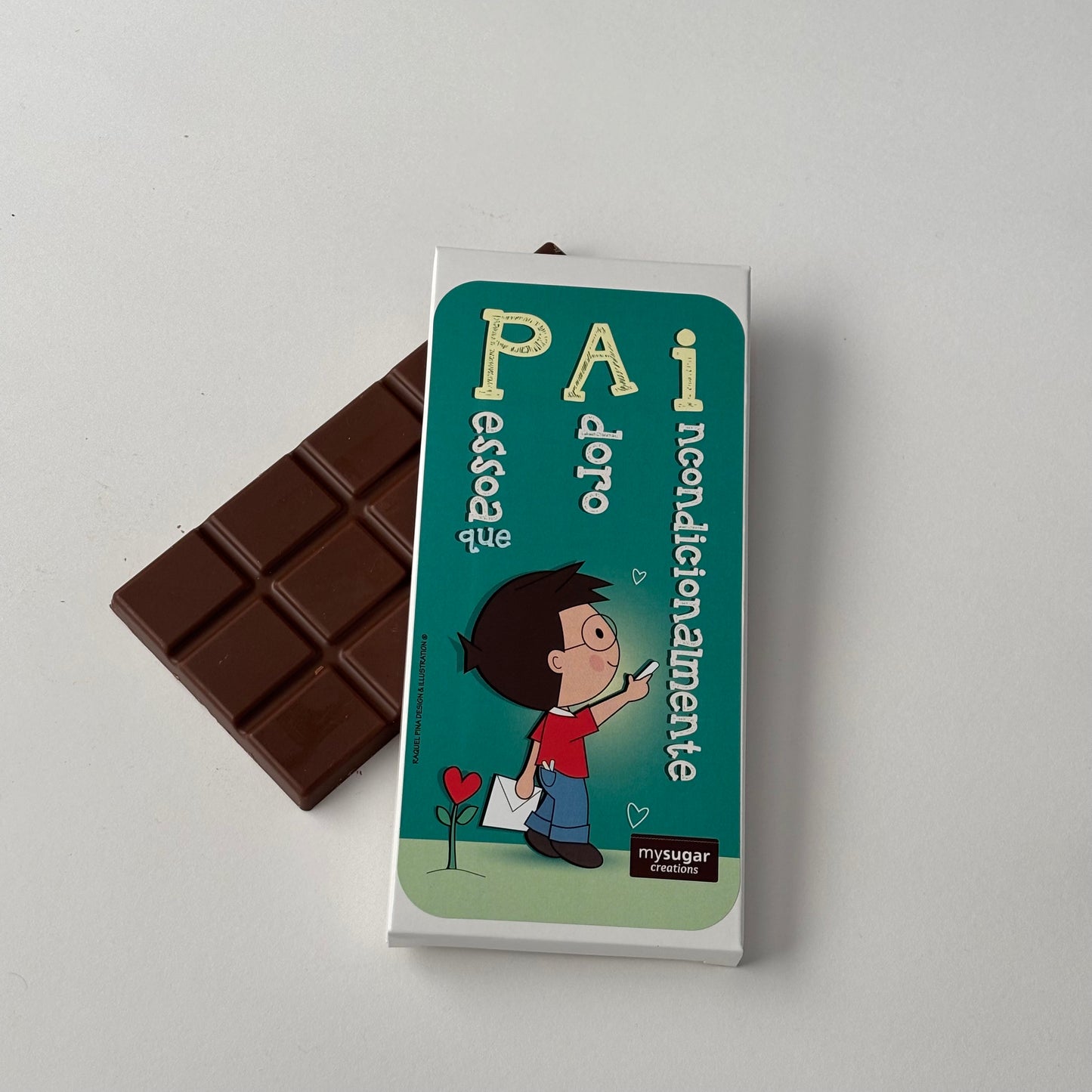Chocolate Bar Box - Dad, the Person I Love Unconditionally