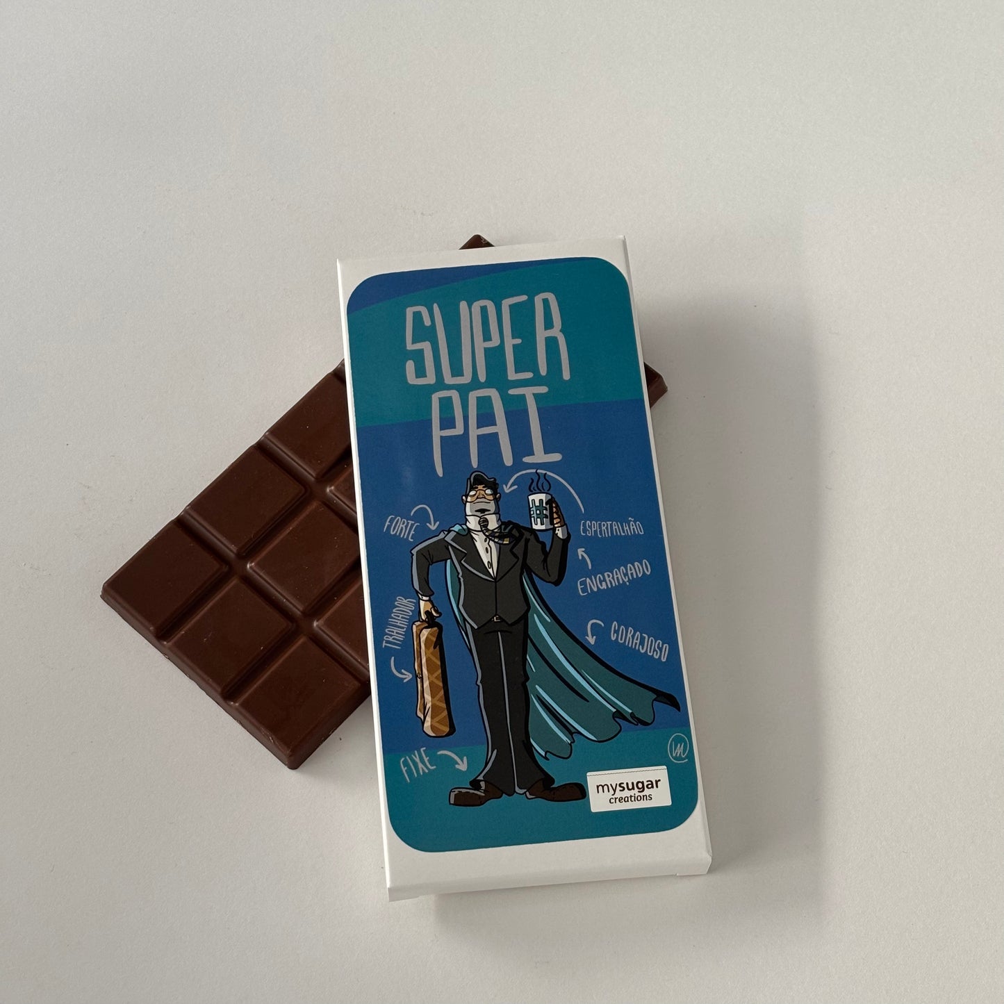 Chocolate Bar Box - Super Dad