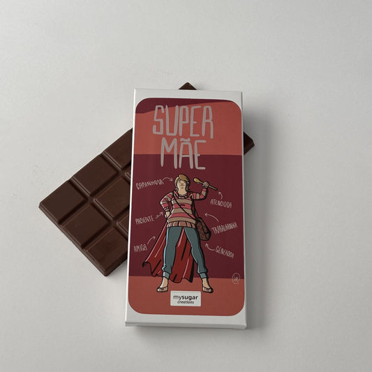 Caixa de tablete - Super Mãe
