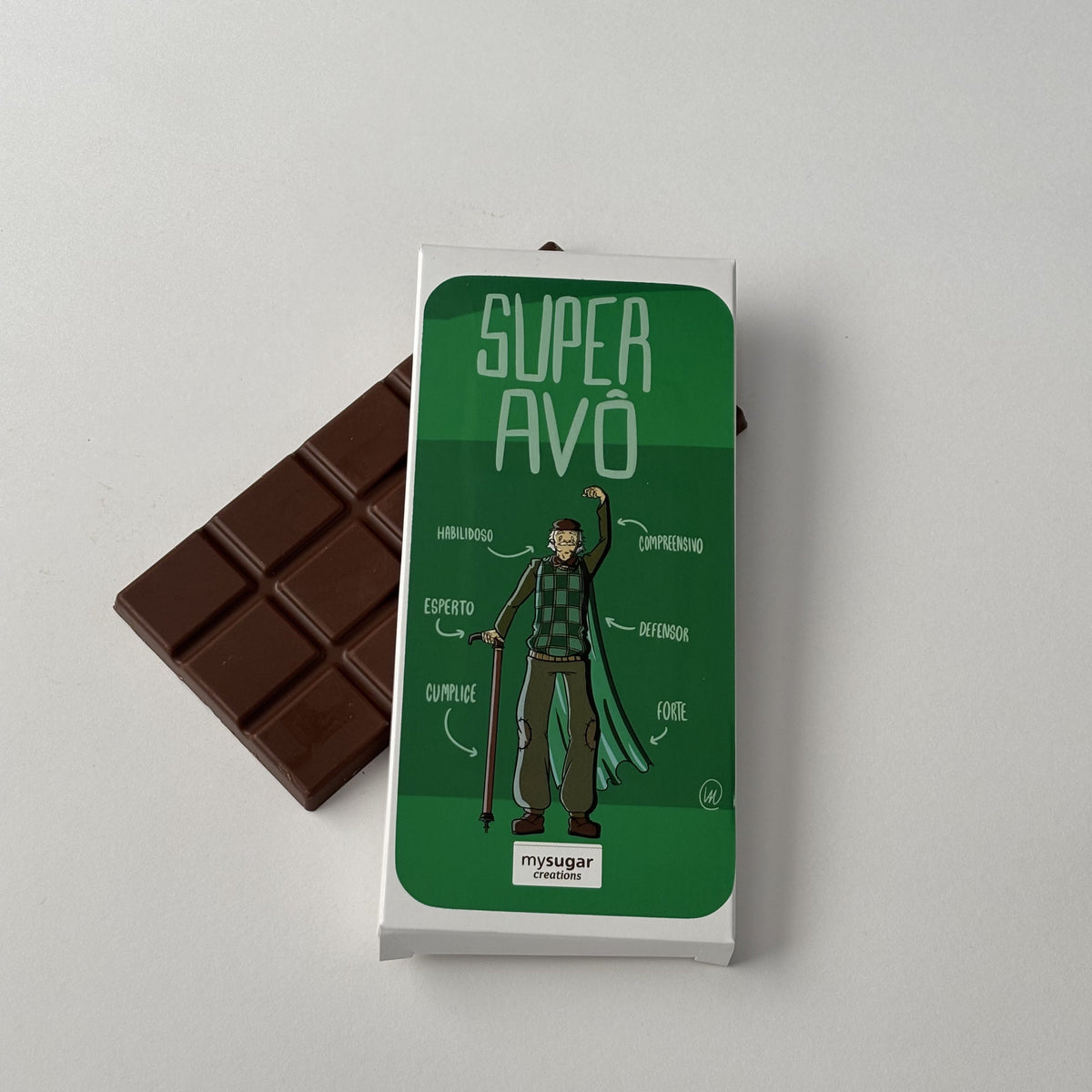 Caixa de tablete - Super Avô